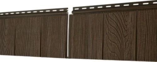 Фасадная панель Ю-Пласт S-Lock Щепа Каштан купить в Ульяновске