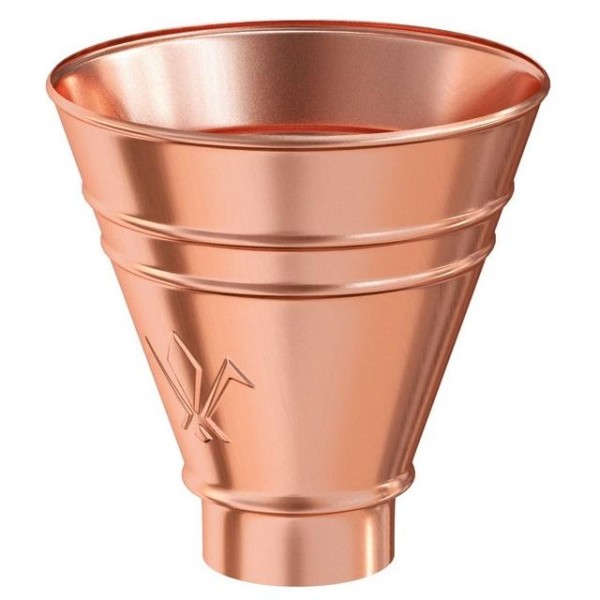 Водосток Aquasistem, система 150/100 - Воронка водосборная круглая медная купить в Ульяновске