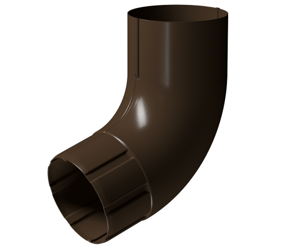 Колено 72° D90 Döcke STAL PREMIUM Каштан, (RAL 8017) купить в Ульяновске