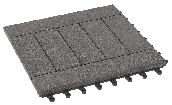 Модульный паркет ДПК GRINDERDECO Комфорт 5 Серый базальт купить в Ульяновске