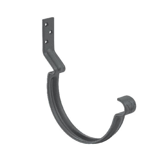 Водосток Aquasistem, Система 150/100 - Крюк крепления желоба короткий RR 23 Маренго matt купить в Ульяновске