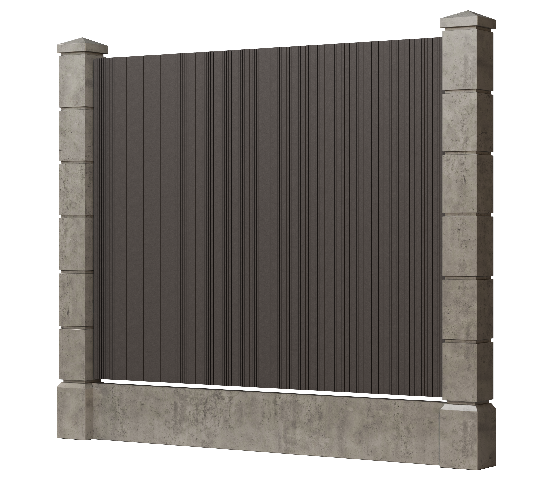 Заборная доска GRINDERDECO, ДПК, тиснение "дуб" Асфальт купить в Ульяновске