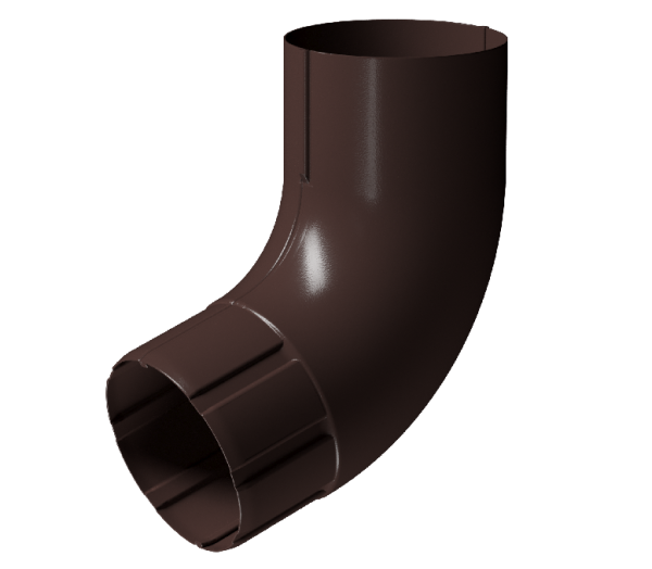 Колено 72° D90 Döcke STAL PREMIUM Шоколад, (RAL 8019) купить в Ульяновске