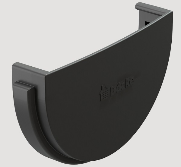 Заглушка желоба ПВХ Docke STANDART серый купить в Ульяновске