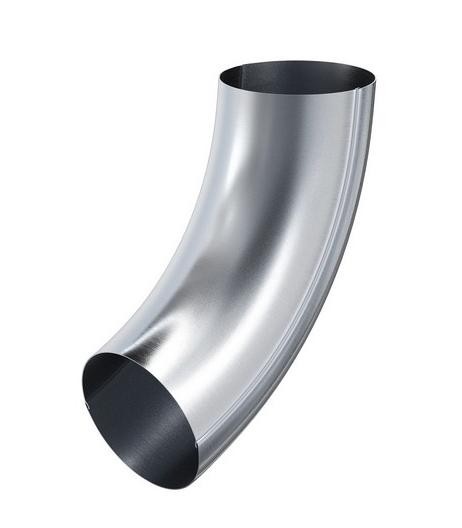 Водосток Aquasistem, Система 125x90 - Колено трубы оцинковка купить в Ульяновске