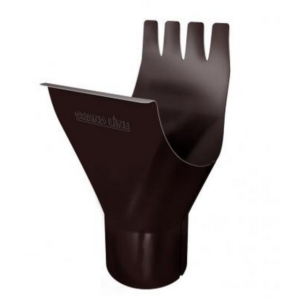 Водосток Grand Line 150x100 – Воронка желоба RAL 8017 купить в Ульяновске