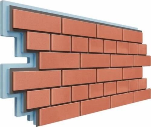 Термопанели Доломит Кирпич 40 мм Красный купить в Ульяновске