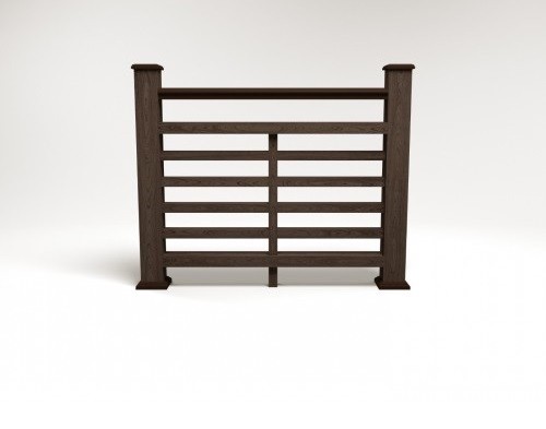 Ограждение из ДПК FG4 венге купить в Ульяновске