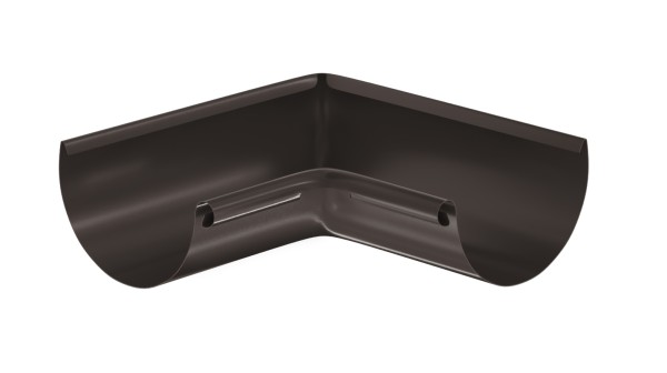 Водосток Aquasistem, система 125x90 - Угол желоба, внутренний 90° RR 32 Тёмно-Коричневый купить в Ульяновске