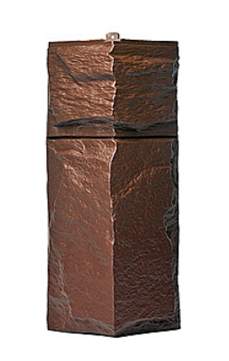 Угол T-Сайдинг-ЭКО-1 Гранит Леон - Браун купить в Ульяновске