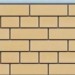 Термопанели Доломит Кирпич 40 мм Жёлтый купить в Ульяновске