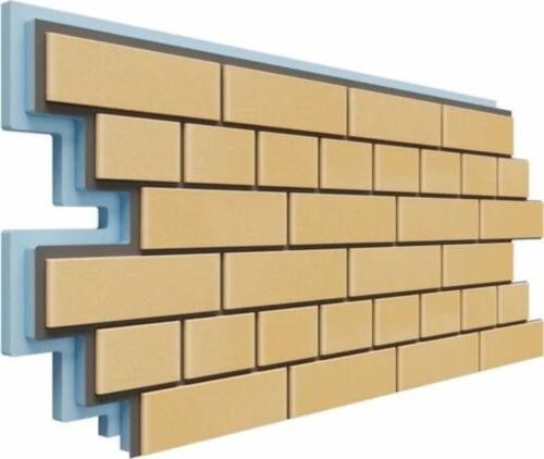 Термопанели Доломит Кирпич 40 мм Жёлтый купить в Ульяновске