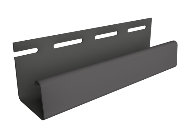 Фасадный J-профиль 30 мм Графитовый купить в Ульяновске