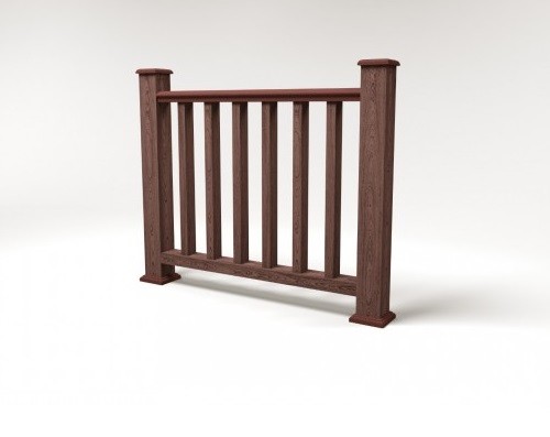 Ограждение из ДПК FG5 шоколад купить в Ульяновске