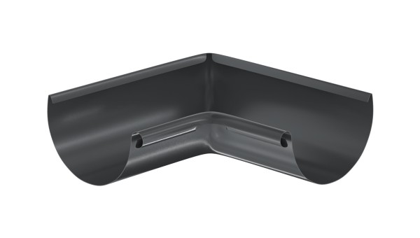 Водосток Aquasistem, система 125x90 - Угол желоба, внутренний 90° RR 23 Маренго купить в Ульяновске