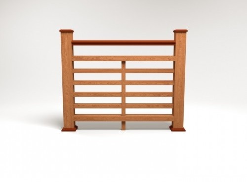 Ограждение из ДПК FG4 терракот купить в Ульяновске