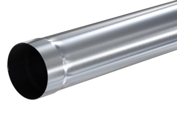 Водосток Aquasistem, Система 125x90 - Соединительная труба 1 метр оцинковка купить в Ульяновске