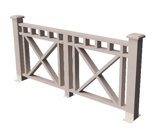 Ограждения декоративное ДПК GRINDERDECO Виктория выбеленный дуб купить в Ульяновске