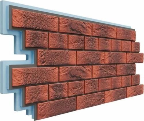 Термосайдинг Доломит Венецианский Кирпич 40 мм Корса купить в Ульяновске