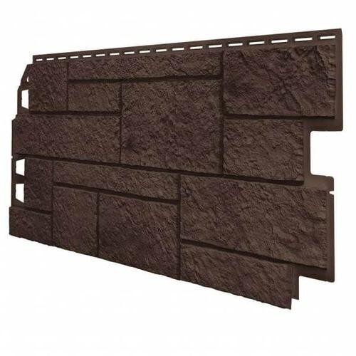 Фасадные панели ТЕХНОНИКОЛЬ Оптима Песчаник Тёмно-коричневый купить в Ульяновске