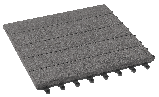 Модульный паркет ДПК GRINDERDECO Комфорт 3 Серый базальт купить в Ульяновске