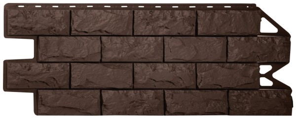 Фасадная панель Альта-Профиль Фагот ЭКО Коричневый купить в Ульяновске