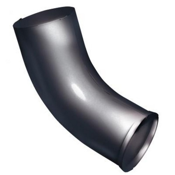 Водосток Grand Line 125x90 – Колено сливное RAL 7024 купить в Ульяновске