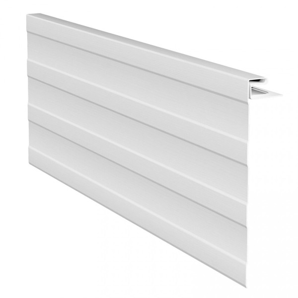 J-фаска ( ветровая, карнизная планка ) для сайдинга, белый купить в Ульяновске