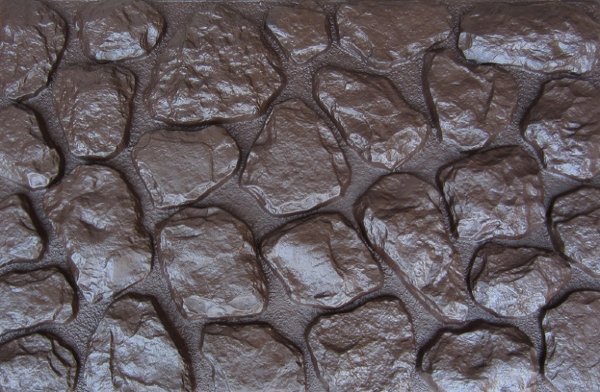 Фасадная панель Аэлит Камень мелкий Коричневый купить в Ульяновске