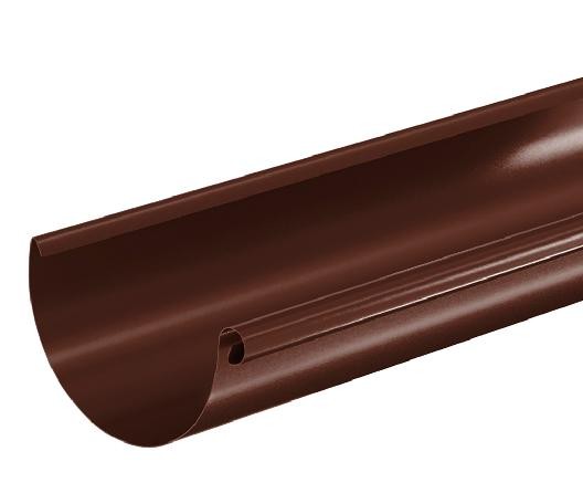 Водосток Aquasistem, система 125x90 - Водосточный желоб 3.00м RAL 8017 Коричневый купить в Ульяновске