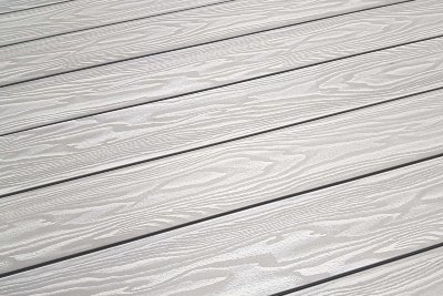 Террасная доска из ДПК Terrapol Смарт 3D Пустотелая с пазом Дуб беленый