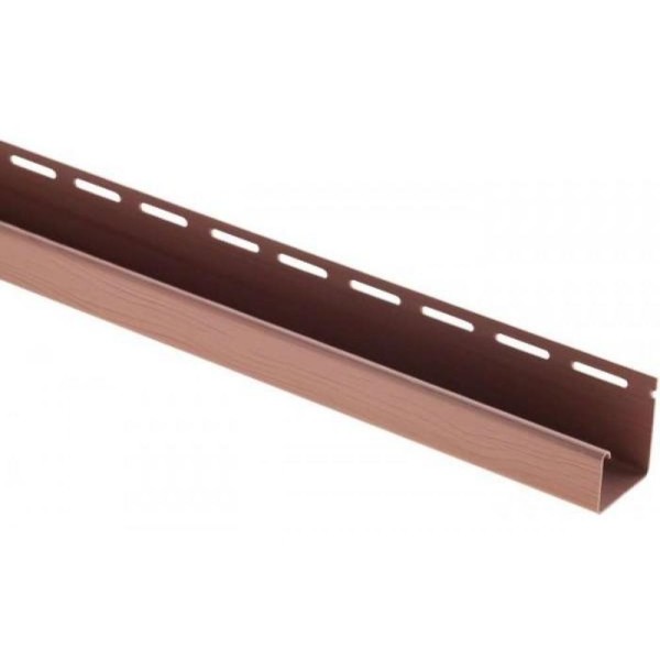 J-профиль Люкс Крашенный, T-15, ВН, Красно-коричневый купить в Ульяновске