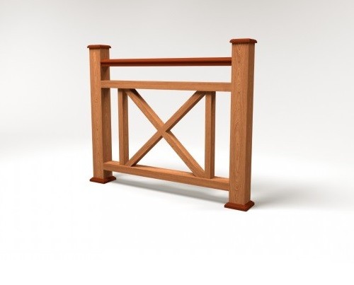 Ограждение из ДПК FG2 терракот купить в Ульяновске