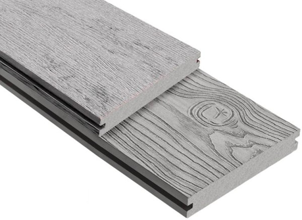 Террасная доска ДПК Outdoor 3D полнотелая STORM/OCEAN GREY серая микс купить в Ульяновске