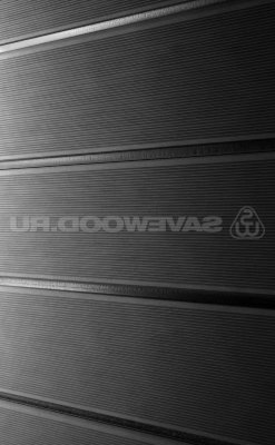 Заборы и ограждения  из ДПКSW Agger черный глянец