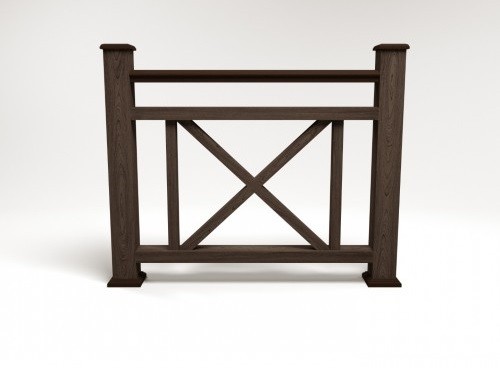 Ограждение из ДПК FG2 венге купить в Ульяновске