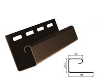 J-профиль, коричневый купить в Ульяновске