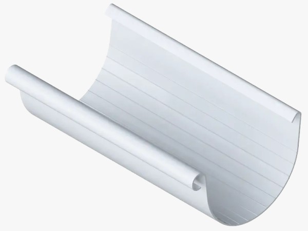 Водосток Альта-Профиль ПВХ – Желоб водосточный 3м (белый) купить в Ульяновске