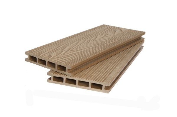 Террасная доска ДПК POLIVAN GROUP 3D+вельвет пустотелая двухсторонняя DENPASAR песочный купить в Ульяновске