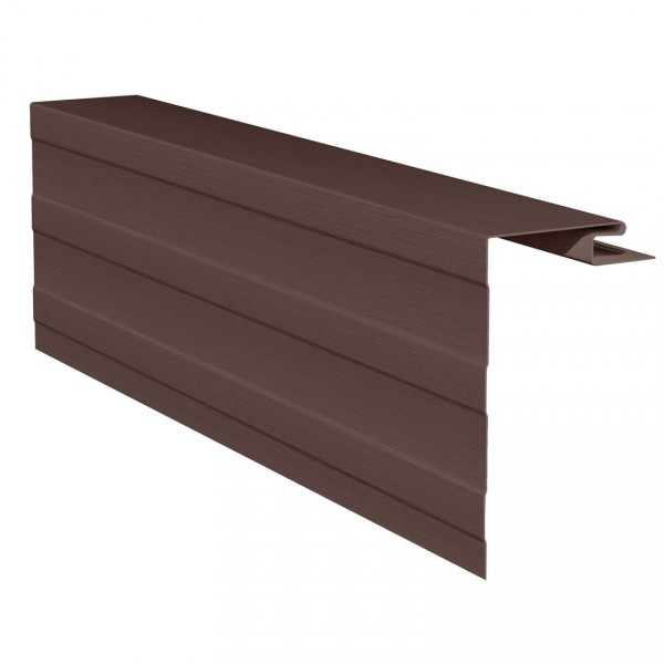 Приоконная планка (околооконный профиль) для сайдинга, коричневый купить в Ульяновске
