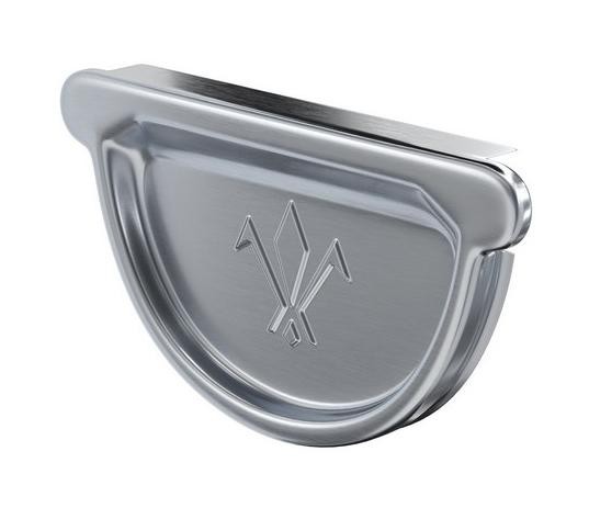 Водосток Aquasistem, Система 150/100 - Заглушка желоба универсальная оцинкованая купить в Ульяновске