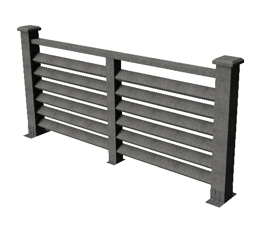 Ограждения декоративное ДПК GRINDERDECO Босфор серый базальт купить в Ульяновске