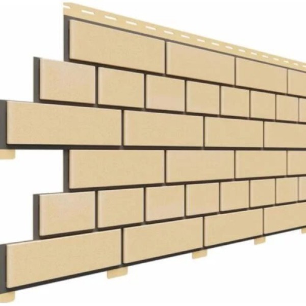 Фасадная панель Доломит Кирпич, Светло-желтый купить в Ульяновске