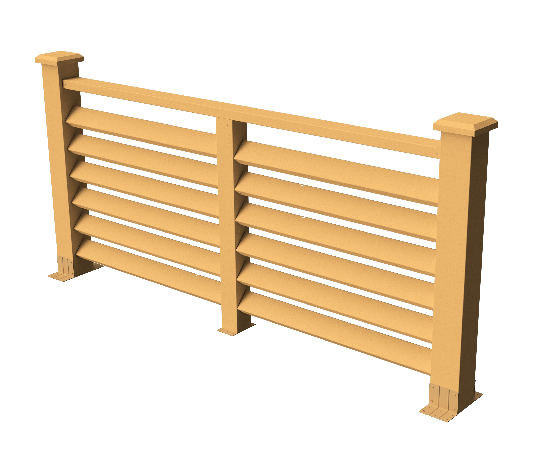 Ограждения декоративное ДПК GRINDERDECO Босфор песчаник купить в Ульяновске