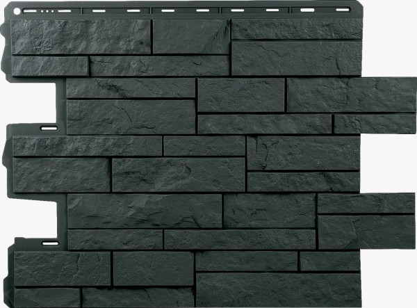 Фасадная панель Альта-Профиль Шотландия Графит купить в Ульяновске