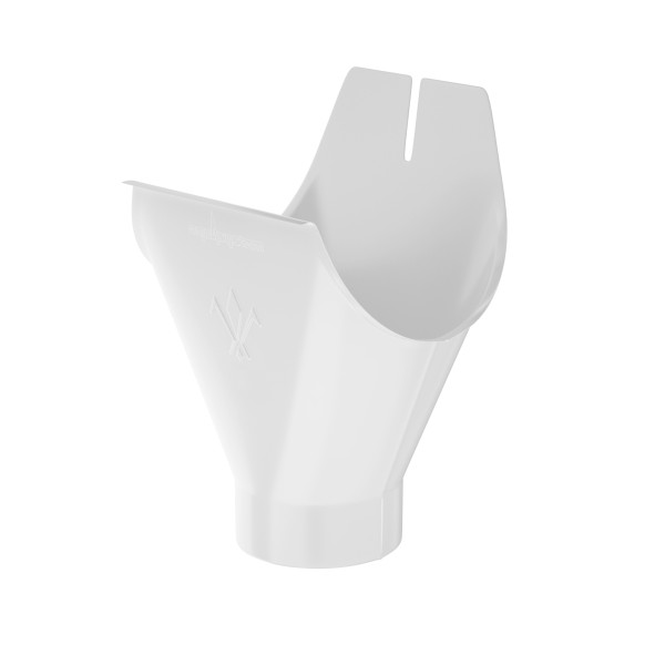 Водосток Aquasistem, система 150/100 - Воронка желоба RAL 9003 Белый купить в Ульяновске