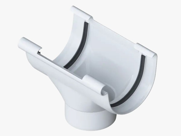 Водосток Альта-Профиль ПВХ – Воронка водосточная (белый) купить в Ульяновске