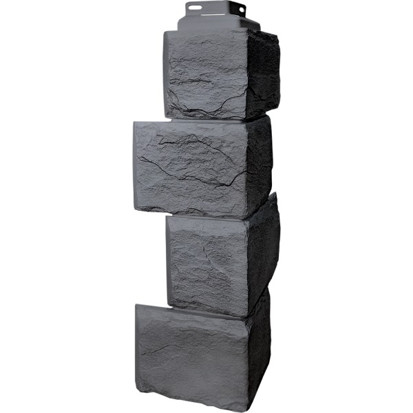 Цокольный сайдинг FineBer – Серия “Камень природный”, Угол наружный Кварцевый купить в Ульяновске