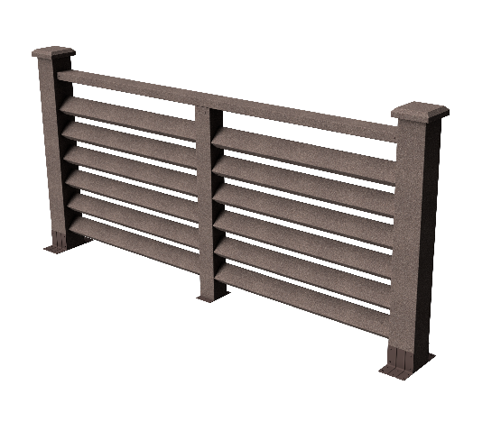 Ограждения декоративное ДПК GRINDERDECO Босфор венге купить в Ульяновске