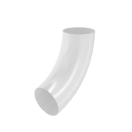 Водосток Aquasistem, система 150x100 - Колено трубы RR 20 Мраморно-белый купить в Ульяновске